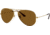 Ray-Ban Aviator Large Metal RB3025 Sunglasses, Arista Crystal Brown Polarized, RB3025 001/57-5814
