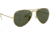 Ray-Ban Aviator Large Metal RB3025 Sunglasses, Arista Frame, Crystal Green 58 mm Lenses, L0205-5814