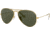 Ray-Ban Aviator Large Metal RB3025 Sunglasses, Arista Frame, Crystal Green 58 mm Lenses, L0205-5814