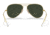 Ray-Ban Aviator Large Metal RB3025 Sunglasses, Arista Frame, G-15 Green Lens, 58, RB3025-W3400-58