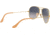 Ray-Ban Aviator Large Metal RB3025 Sunglasses, Gold Frame, Gradient Blue Polar Lenses, RB3025 001/78-58
