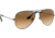 Ray-Ban Aviator Large Metal RB3025 Sunglasses, Gunmetal Crystal Brown Gradient, RB3025 004/51-5814