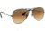 Ray-Ban Aviator Large Metal RB3025 Sunglasses, Gunmetal Crystal Brown Gradient, RB3025 004/51-6214
