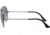 Ray-Ban Aviator Large Metal RB3025 Sunglasses, Gunmetal Crystal Polarized Blue Gradient Gray, RB3025 004/78-5814