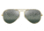Ray-Ban Aviator Large Metal RB3025 Sunglasses, Legend Gold Frame, Silver/Blue Chromance Lens, Polarized, 62, RB3025-9196G6-62