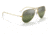 Ray-Ban Aviator Large Metal RB3025 Sunglasses, Legend Gold Frame, Silver/Green Chromance Lens, Polarized, 62, RB3025-9196G4-62
