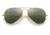 Ray-Ban Aviator Large Metal RB3025 Sunglasses, Legend Gold Frame, Silver/Green Chromance Lens, Polarized, 62, RB3025-9196G4-62