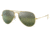 Ray-Ban Aviator Large Metal RB3025 Sunglasses, Legend Gold Frame, Silver/Green Chromance Lens, Polarized, 62, RB3025-9196G4-62