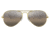 Ray-Ban Aviator Large Metal RB3025 Sunglasses, Legend Gold Frame, Silver/Grey Chromance Lens, Polarized, 62, RB3025-9196G3-62