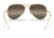 Ray-Ban Aviator Large Metal RB3025 Sunglasses, Legend Gold Frame, Silver/Grey Chromance Lens, Polarized, 62, RB3025-9196G3-62