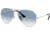 Ray-Ban Aviator Large Metal RB3025 Sunglasses, Silver Crystal Gradient Light Blue, RB3025 003/3F-5814