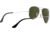 Ray-Ban Aviator Large Metal RB3025 Sunglasses, Silver Crystal Gray Mirror, RB3025 003/40-6214
