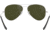 Ray-Ban Aviator Large Metal RB3025 Sunglasses, Silver Crystal Gray Mirror, RB3025 003/40-6214
