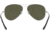 Ray-Ban Aviator Large Metal RB3025 Sunglasses, Silver Frame, Crystal Gray Gradient 58 mm Lenses, 003-32-5814