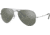 Ray-Ban Aviator Large Metal RB3025 Sunglasses, Silver Frame, Crystal Gray Gradient 58 mm Lenses, 003-32-5814