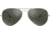 Ray-Ban Aviator Large Metal RB3025 Sunglasses, Silver Frame, Crystal Gray Mirror 58 mm Lenses, W3277-5814