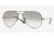 Ray-Ban Aviator Large Metal Sunglasses RB3025 002/32-5814 - Black Crystal Gray Gradient