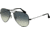 Ray-Ban Aviator Large Metal Sunglasses RB3025 002/3F-5814 - Black Crystal Gradient Light Blue