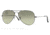 Ray-Ban Aviator Large Metal Sunglasses RB3025 002/76-5814 - Black Crystal Polarized Blu Grad.green