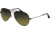 Ray-Ban Aviator Large Metal Sunglasses RB3025 002/76-5814 - Black Crystal Polarized Blu Grad.green