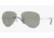 Ray-Ban Aviator Large Metal Sunglasses RB3025 003/58-5514 - Silver Crystal Green Polarized