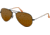 Ray-Ban Aviator Large Metal Sunglasses RB3025 006/3K-5814 - Matte Black Frame, Brown Silver Mirror Gradient Lenses