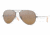 Ray-Ban Aviator Large Metal Sunglasses RB3025 006/3K-5814 - Matte Black Frame, Brown Silver Mirror Gradient Lenses
