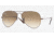 Ray-Ban Aviator Large Metal Sunglasses RB3025 014/51-5514 - Brown Crystal Brown Gradient