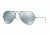 Ray-Ban Aviator Large Metal Sunglasses RB3025 029/30-58 - Matte Gunmetal Frame, Green Mirror Silver Lenses
