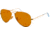 Ray-Ban Aviator Large Metal Sunglasses RB3025 112/O6-58 - Matte Gold Frame, polar orange Lenses
