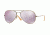 Ray-Ban Aviator Large Metal Sunglasses RB3025 167/4K-58 - Demiglos Brusched Bronze Frame, Lillac Mirror Lenses
