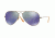 Ray-Ban Aviator Large Metal Sunglasses RB3025 167/68-58 - Demiglos Brusched Bronze Frame, Blue Mirror Lenses