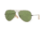 Ray-Ban Aviator Large Metal Sunglasses RB3025 177/4E-58 - Antique Gold Frame, Green Lenses