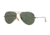 Ray-Ban Aviator Large Metal Sunglasses RB3025 177-62 - Antique Gold Frame, Green Lenses