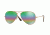 Ray-Ban Aviator Large Metal Sunglasses RB3025 9018C3-58 - Metlallic Medium Bronze Frame, Light Grey Mirror Rainbow 2 Lenses