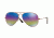 Ray-Ban Aviator Large Metal Sunglasses RB3025 9019C2-58 - Metallic Dark Bronze Frame, Light Grey Mirror Rainbow 2 Lenses