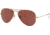 Ray-Ban Aviator Large Metal RB3025 Sunglasses, Legend Gold, Purple, 62, RB3025-9196AF-62