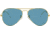 Ray-Ban Aviator Large Metal Sunglasses RB3025 9196S2-62 - , Blue Lenses