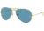 Ray-Ban Aviator Large Metal RB3025 Sunglasses, Legend Gold, Blue, 62, RB3025-9196S2-62