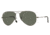 Ray-Ban Aviator Large Metal Sunglasses RB3025 W3350-5814 - Gunmetal Crystal Green
