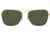 Ray-Ban Caravan Sunglasses RB3136 001-5515 - Arista Frame / Crystal Green 55 mm Lenses