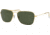 Ray-Ban Caravan Sunglasses RB3136 001-5515 - Arista Frame / Crystal Green 55 mm Lenses