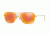 Ray-Ban Caravan Sunglasses RB3136 112/69-55 - Matte Gold Frame, Brown Mirror Red Lenses