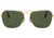 Ray-Ban Caravan Sunglasses RB3136 181-55 - Gold Frame, Dark Green Lenses