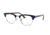 Ray-Ban Clubmaster Eyeglass Frames RX5154 5910-49 - Top Blue On Havana Red