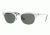 Ray-Ban Clubmaster II Sunglasses RB2156 956-4921 - Top White On Black Crystal Green
