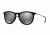 Ray-Ban ERIKA F RB4171F Sunglasses 60756G-54 - Flock Black Frame, Grey Mirror Silver Lenses