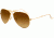 Ray-Ban Folding Aviator RB3479 Sunglasses 001/51-5514 - Arista Frame, Crystal Brown Gradient Lenses