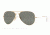 Ray-Ban Folding Aviator RB3479 Sunglasses 001/58-5814 - Arista Frame, Crystal Green Lenses