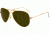 Ray-Ban Folding Aviator RB3479 Sunglasses 001/58-5814 - Arista Frame, Crystal Green Lenses
